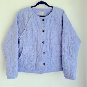 J. Crew Quilted Patchwork Size Large women’s jacket